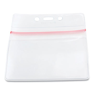 SICURIX® Sealable Cardholder, Horizontal, 3.75 X 2.62, Clear, 50-pack freeshipping - TVN Wholesale